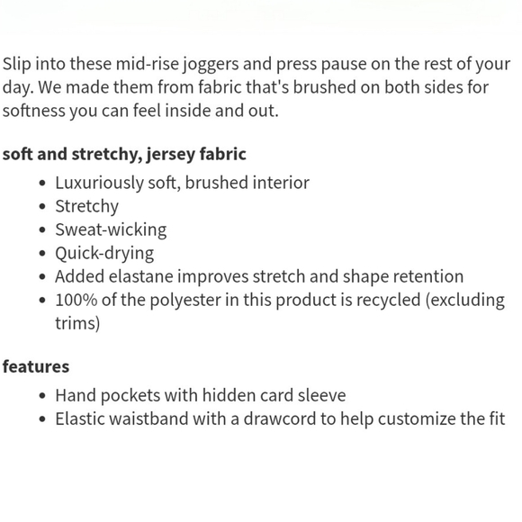 Lululemon Soft Jersey Classic-Fit Mid-Rise Jogger Heather Brown Women's 6 - Picture 12 of 12